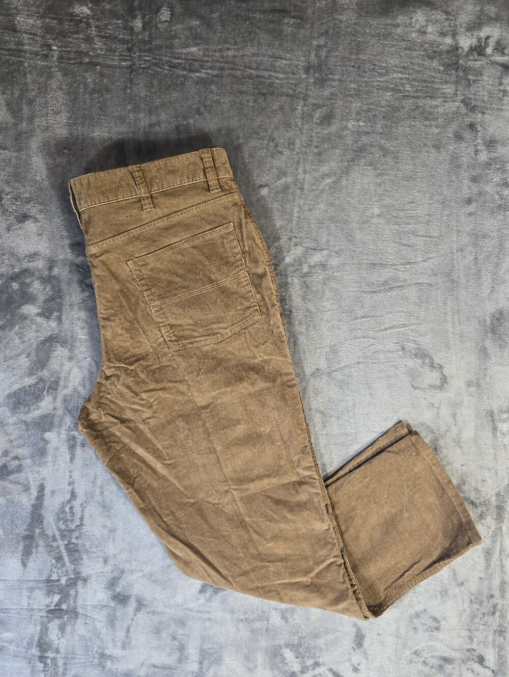 LL Bean Natural Fit Brown Corduroy Pants Size 36x30 Fits 38x30